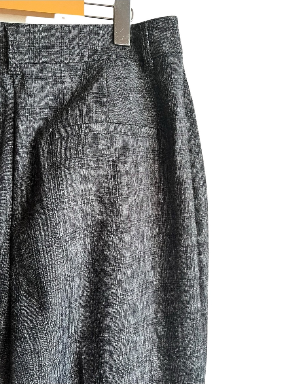 Reitmans Wide Leg Trouser Pants 16 Petite Grey Plaid NWT - Picture 11 of 16